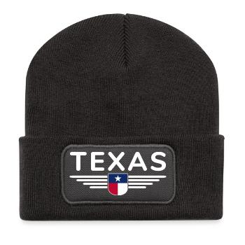 Texas Fan T-Shirt – Lone Star Style - Recycelte Patch Beanie - Dunkelgrau - Vorne