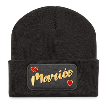 MARRIED bachelorette PARTY - Recycled Patch Beanie - dark grey - Front