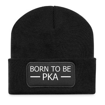 PKA Born To Be - Recycled Patch Beanie - black - Front