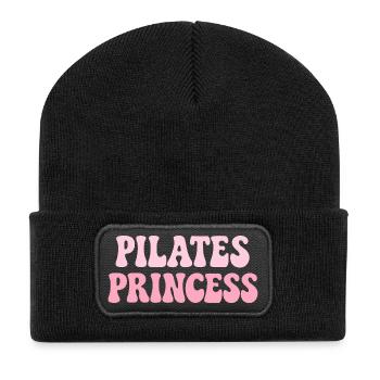 Pilates Princess - Recycled Patch Beanie - black - Front