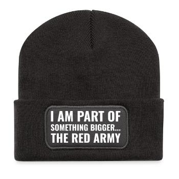 Bold Collective Typographic Affirming Statement - Recycled Patch Beanie - dark grey - Front