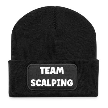Team Scalping  - Beanie recyclé à patch - noir - Devant