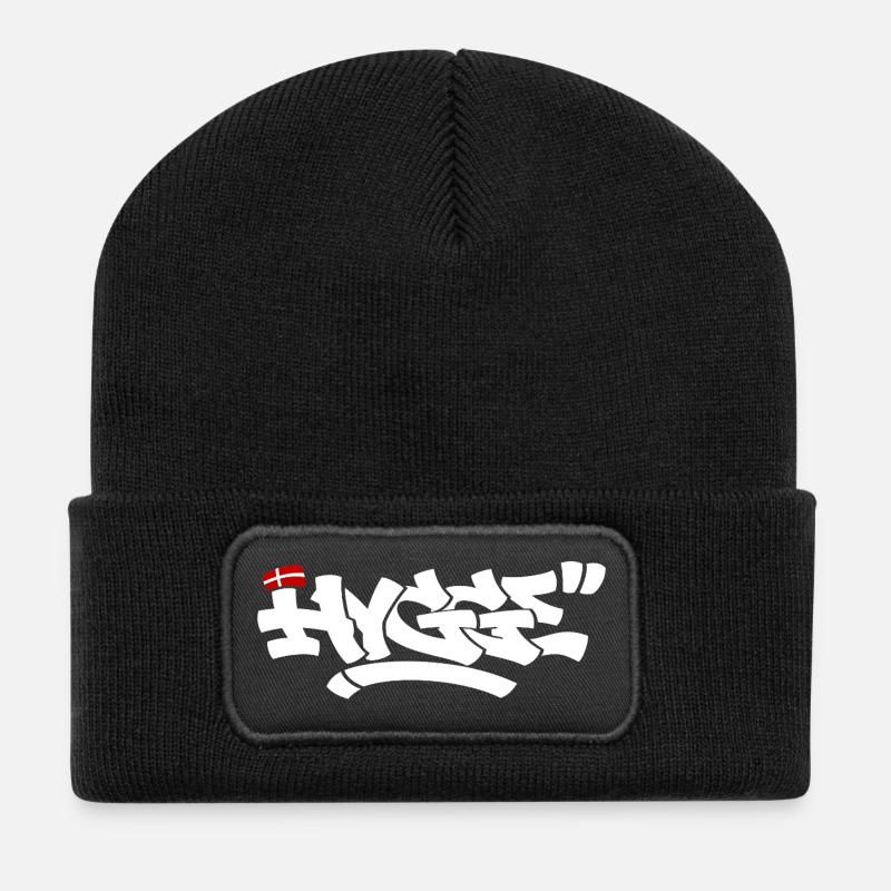 Hygge - Recycled Patch Beanie - black