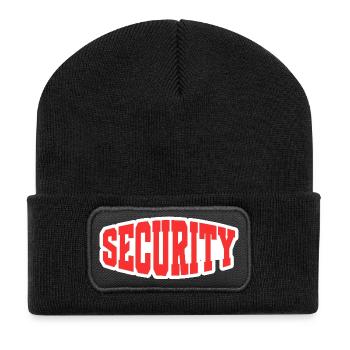 Security - Recycled Patch Beanie - black - Front