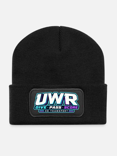 UWR Dive Score 3D TeamSport - Recycelte Patch Beanie - Schwarz