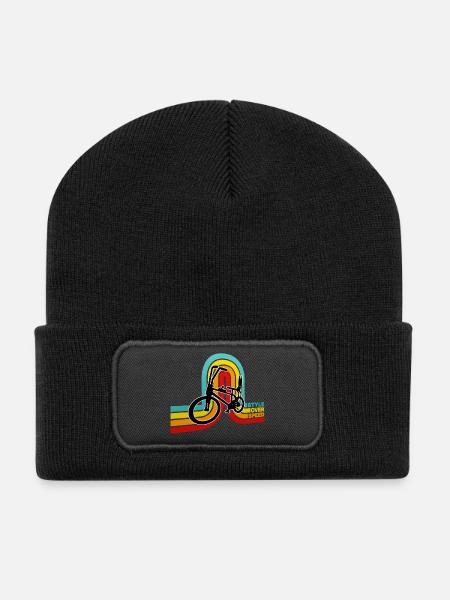 STYEL OVER SPEED - Recycled Patch Beanie - black