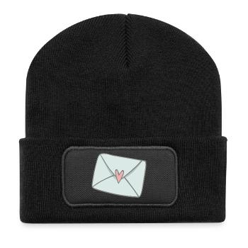 love letter - Recycled Patch Beanie - black - Front