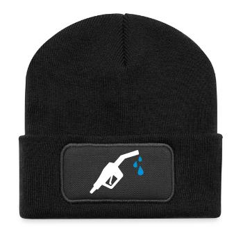 l'essence du robinet - Beanie recyclé à patch - noir - Devant