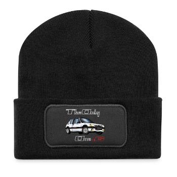 1.6 1984 1985 1986 White - Recycled Patch Beanie - black - Front