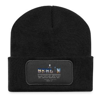 Berlin - Recycled Patch Beanie - black - Front