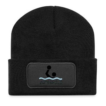 waterpolo - Beanie recyclé à patch - noir - Devant