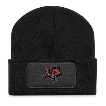 Tapa Rouge - Beanie recyclé à patch - noir - Devant