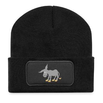 donkey - Recycled Patch Beanie - black - Front