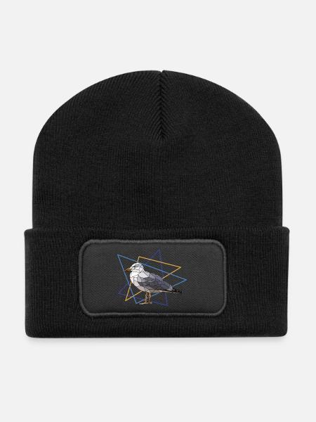 gull - Recycled Patch Beanie - black