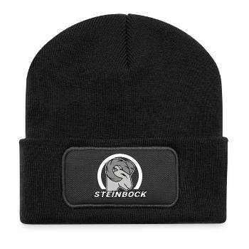 Astrologie du ciel Horoscope Capricorne Signe du zodiaque - Beanie recyclé à patch - noir - Devant