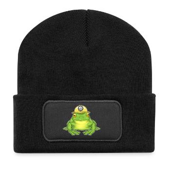 Frog Mining Miners - Recycled Patch Beanie - black - Front