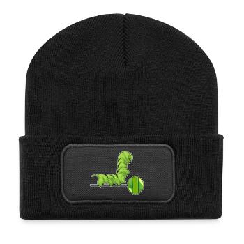 Caterpillar lollipop - Recycled Patch Beanie - black - Front