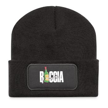 Joueur de boccia Vêtements avec balles de pétanque Boccia - Beanie recyclé à patch - charbon - Devant