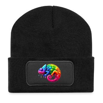 Chameleon - Recycled Patch Beanie - black - Front
