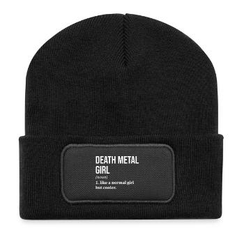 Death Metal - Recycled Patch Beanie - black - Front