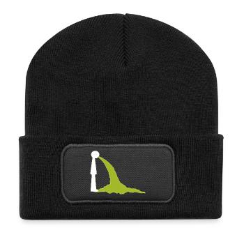 Drinking Motif - To Puke - Escalation and Crash - Recycled Patch Beanie - black - Front