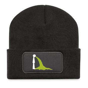 Drinking Motif - To Puke - Escalation and Crash - Recycled Patch Beanie - dark grey - Front