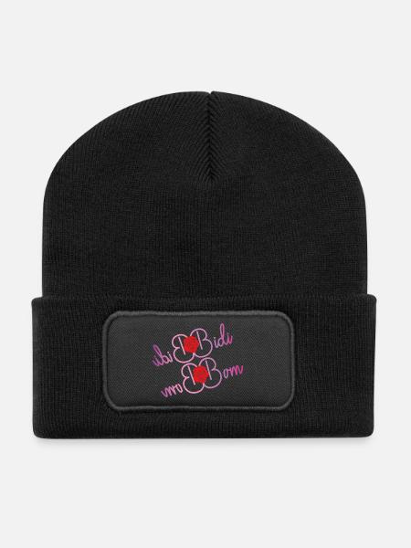 Bidi Bidi Bom Bom - Danse panish - Fiesta espagnole - Beanie recyclé à patch - noir
