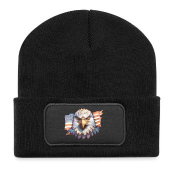 Eagle - Recycled Patch Beanie - black - Front