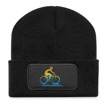 Cyclist - Recycled Patch Beanie - black - Front