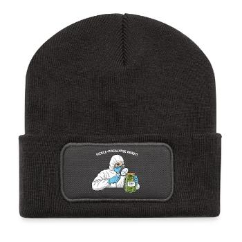 Pickle-pocalypse Ready ! - Recycled Patch Beanie - dark grey - Front