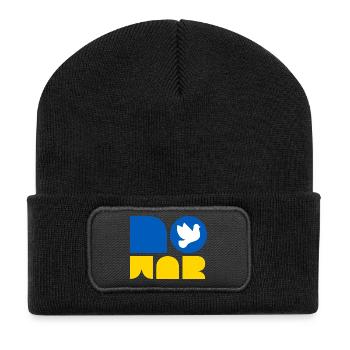 No War Shirt - Paix pour l’Ukraine - Beanie recyclé à patch - noir - Devant