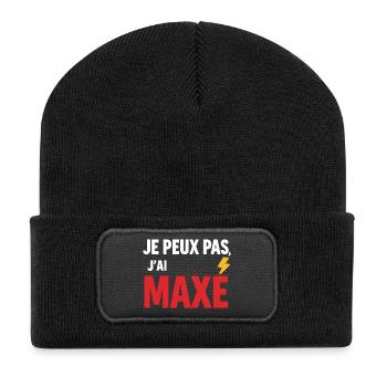 I can't, I got married - Recycled Patch Beanie - black - Front