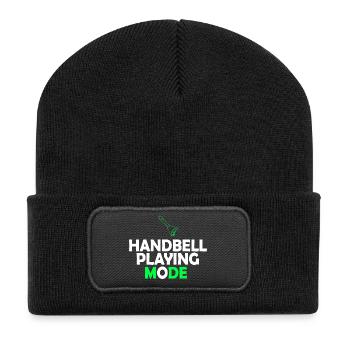 Choir Music Instrument Handbell Choir - Recycled Patch Beanie - black - Front