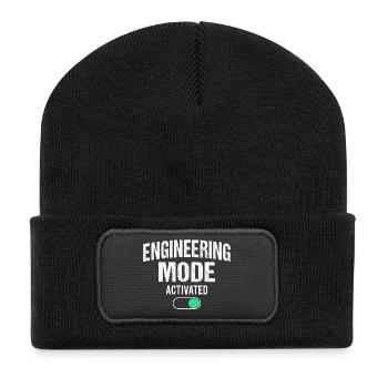 Génie mécanique Ingénieur mécanique - Beanie recyclé à patch - noir - Devant
