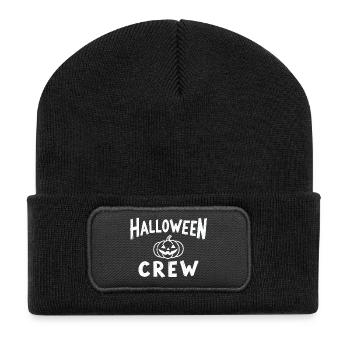 Halloween Crew Pumpkin Head Troop - Recycled Patch Beanie - black - Front