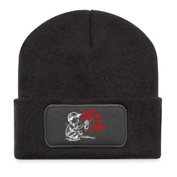 It's a trick - Recycled Patch Beanie - dark grey - Front