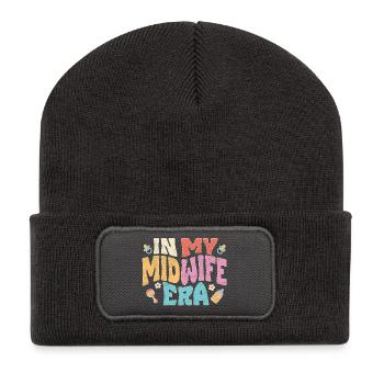 In my Midwife Era - Recycled Patch Beanie - dark grey - Front