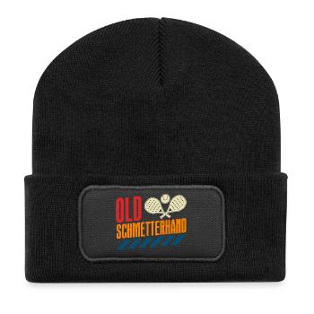 Padel Sport VIEUX SCHMETTERHAND Drôle - Beanie recyclé à patch - noir - Devant