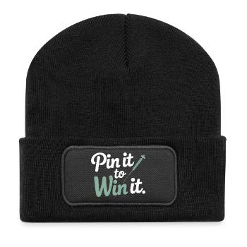 Praticien agréé en MTC Expert Précision - Beanie recyclé à patch - noir - Devant