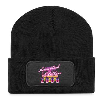 18th Birthday Limited Edition 2008 vintage - Recycled Patch Beanie - black - Front