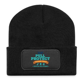 Rip Pull Protect Trading Cards Booster Pack - Recycelte Patch Beanie - Schwarz - Vorne