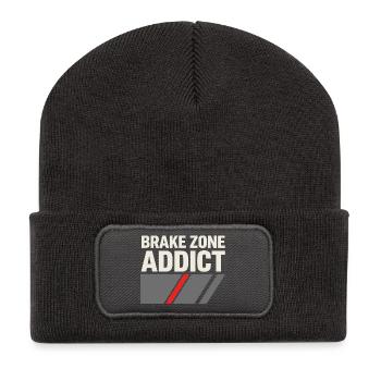Track Day Bremsstaub Hpde Track Car Autocross - Recycelte Patch Beanie - Dunkelgrau - Vorne