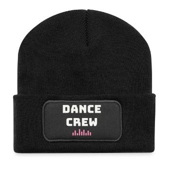 Dance Crew Dance Team Hip Hop Group Street Dance - Recycled Patch Beanie - black - Front