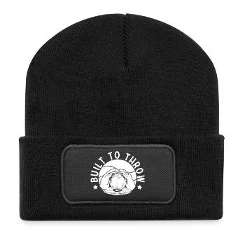 Pottery Artists Built To Throw Pottery - Recycelte Patch Beanie - Schwarz - Vorne