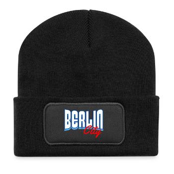 Ville de Berlin - Beanie recyclé à patch - noir - Devant