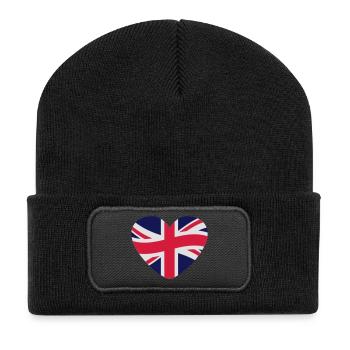 i_loveengland_3c - Recycled Patch Beanie - black - Front