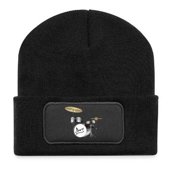 percussion - Recycled Patch Beanie - black - Front