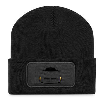 205 de Face - Beanie recyclé à patch - noir - Devant