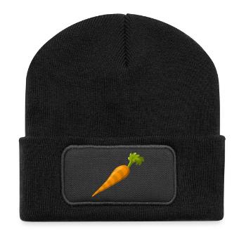 Carrot! - Recycled Patch Beanie - black - Front