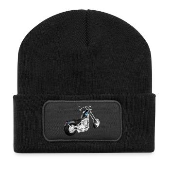 Motorcycle - Recycled Patch Beanie - black - Front